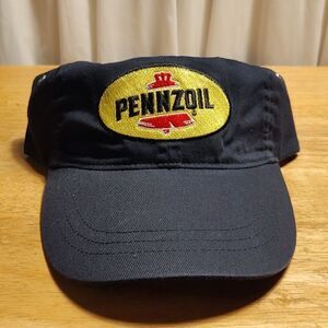 Pennzoil Black Canvas Sliderback Hat
